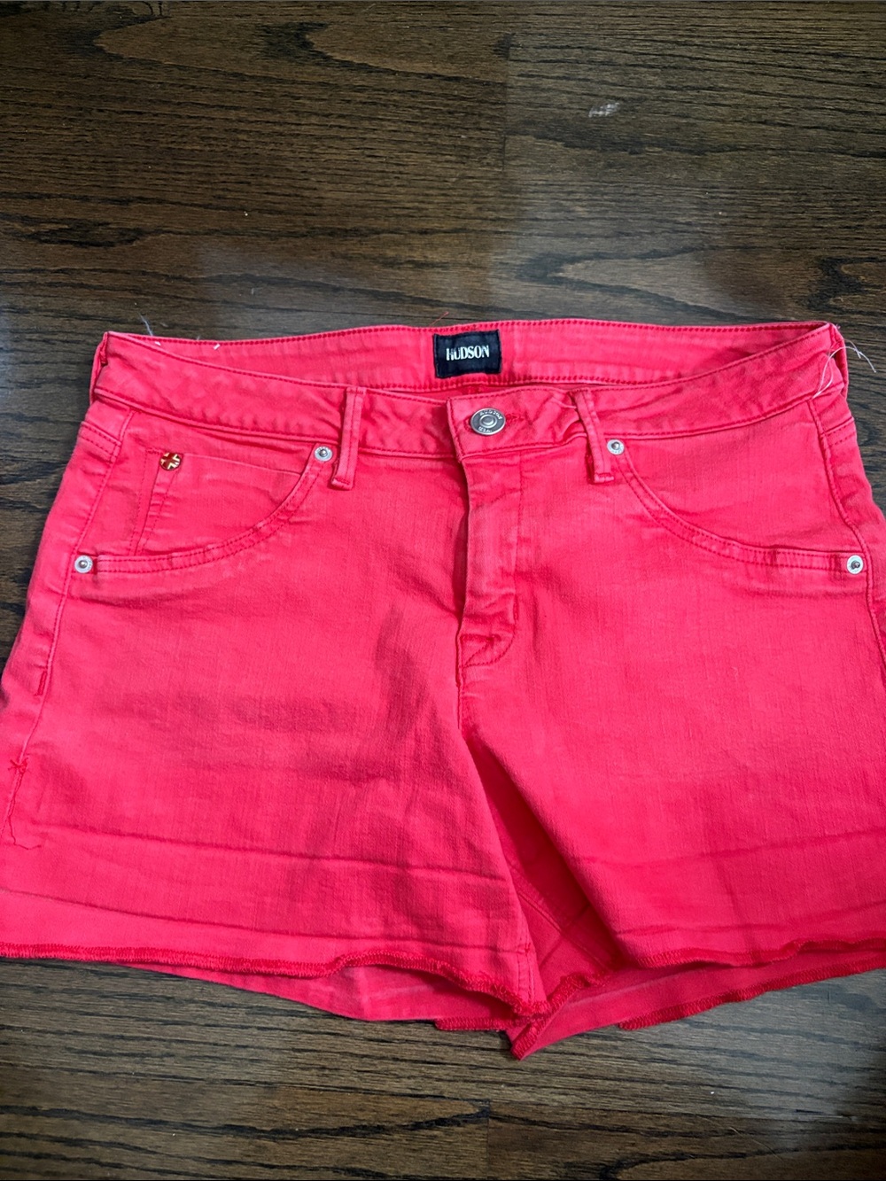 Hudson Jeans Bright Pink Women's Denim Shorts